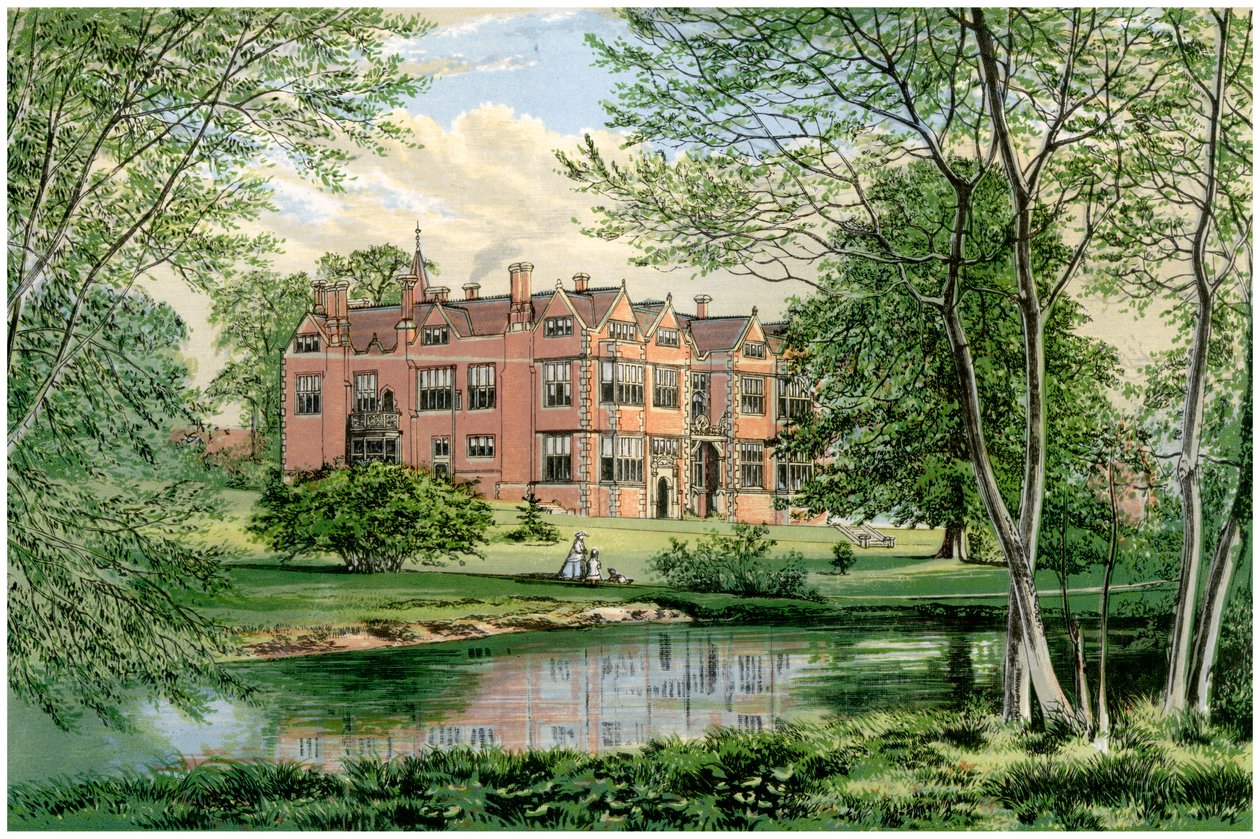 肯特（Franks Hall），肯特（Kent），权力家族的住所，c1880 作者 不明