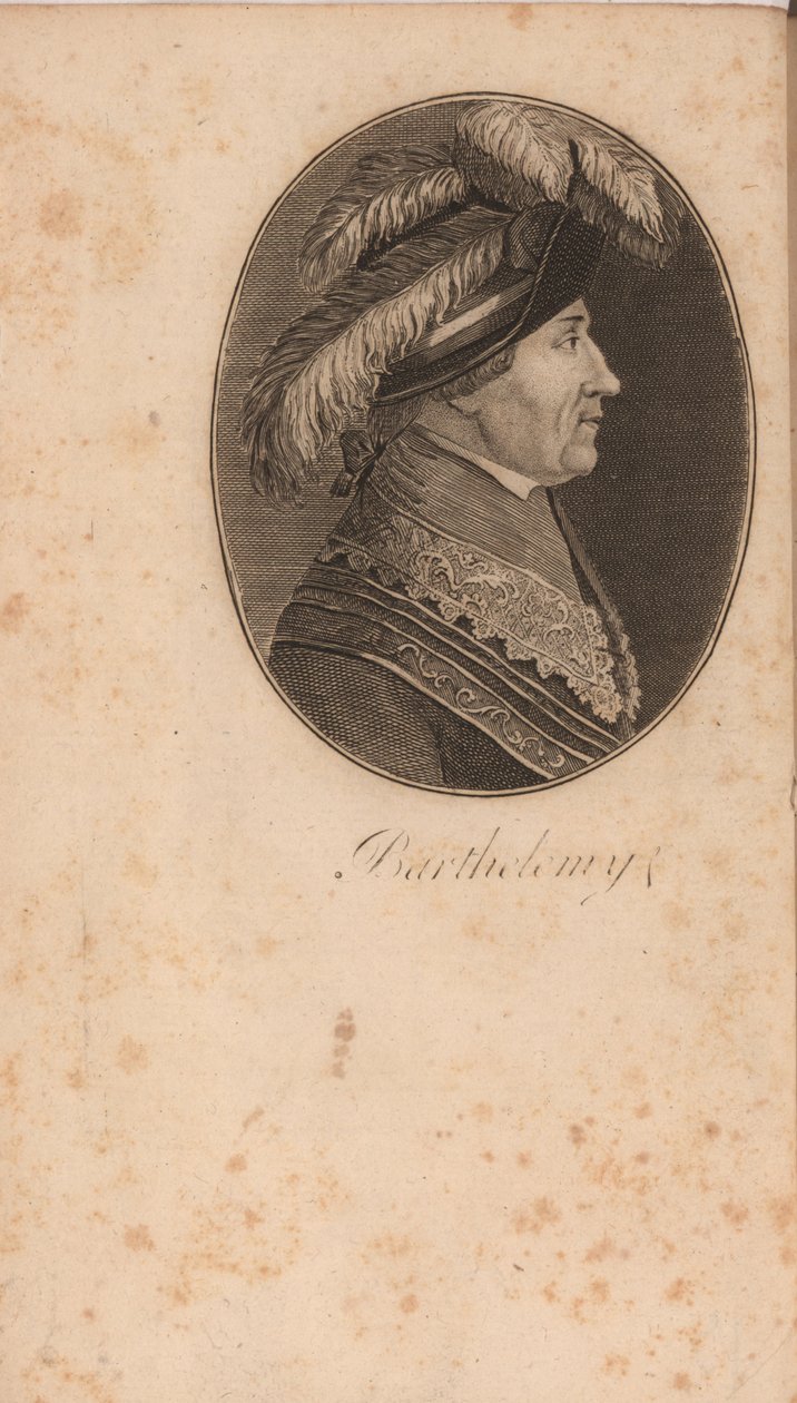 弗朗索瓦·巴瑟勒米（FrançoisBarthélemy）1747-1830，1799年。 作者 不明