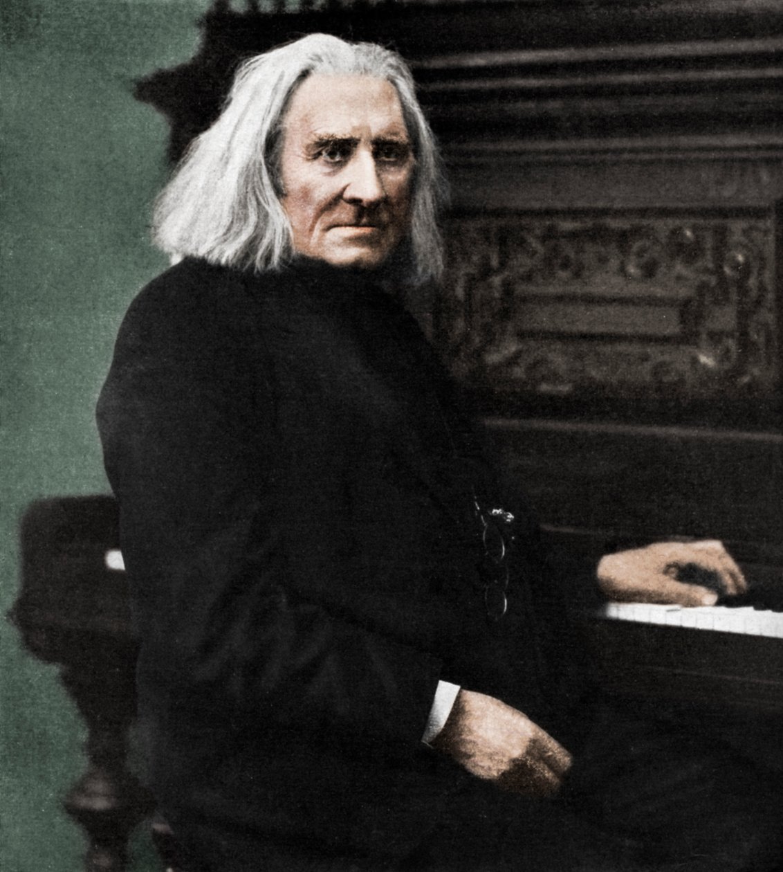 匈牙利钢琴家兼作曲家弗朗茨·李斯特（Franz Liszt），1886年-1951年。 作者 不明