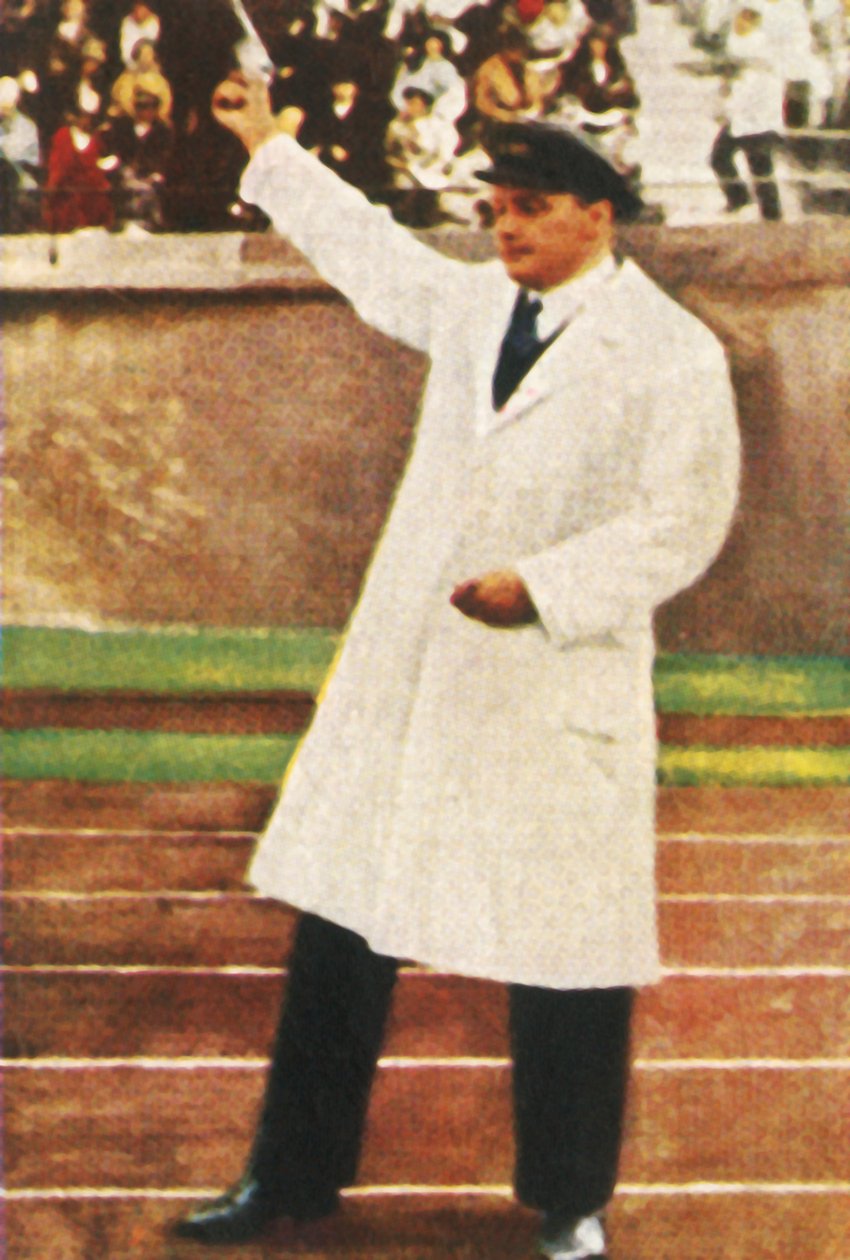 弗朗兹·米勒（Franz Miller）开火的手枪，1928年。 作者 不明