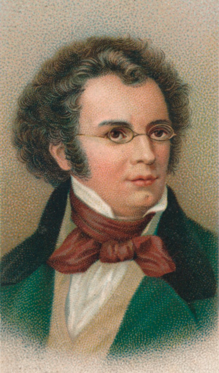 弗朗茨·彼得·舒伯特（Franz Peter Schubert）1797-1828，奥地利作曲家，1911年 作者 不明