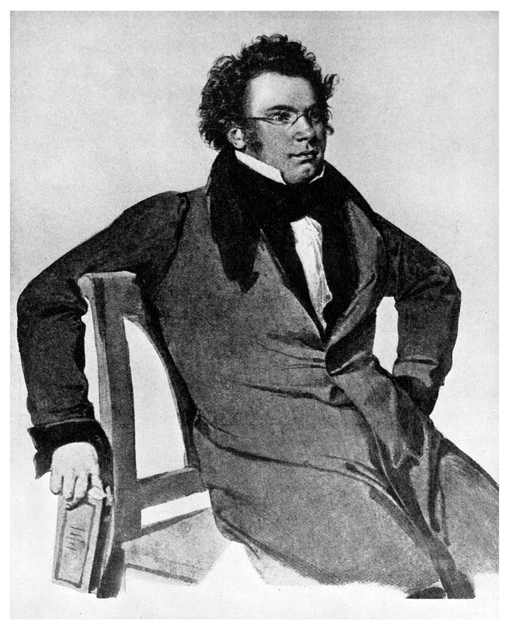 奥地利作曲家弗朗茨·彼得·舒伯特（Franz Peter Schubert），1825年-1956年 作者 不明