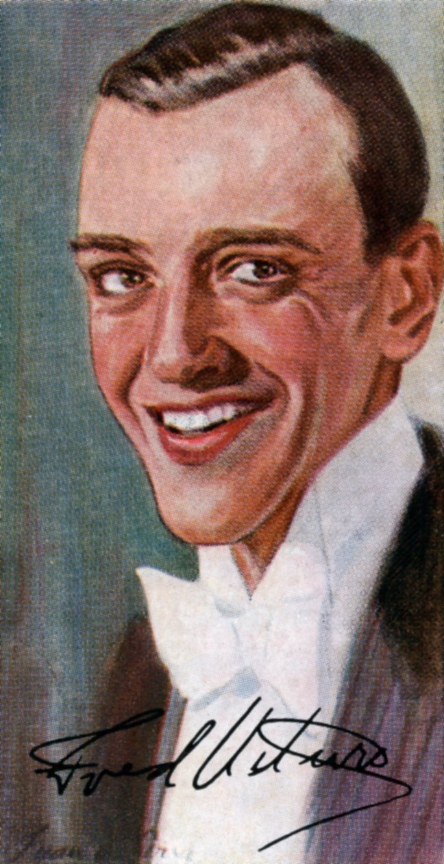 弗雷德·阿斯特（Fred Astaire），1899-1987年，美国电影和百老汇舞台舞者，演员，二十世纪 作者 不明