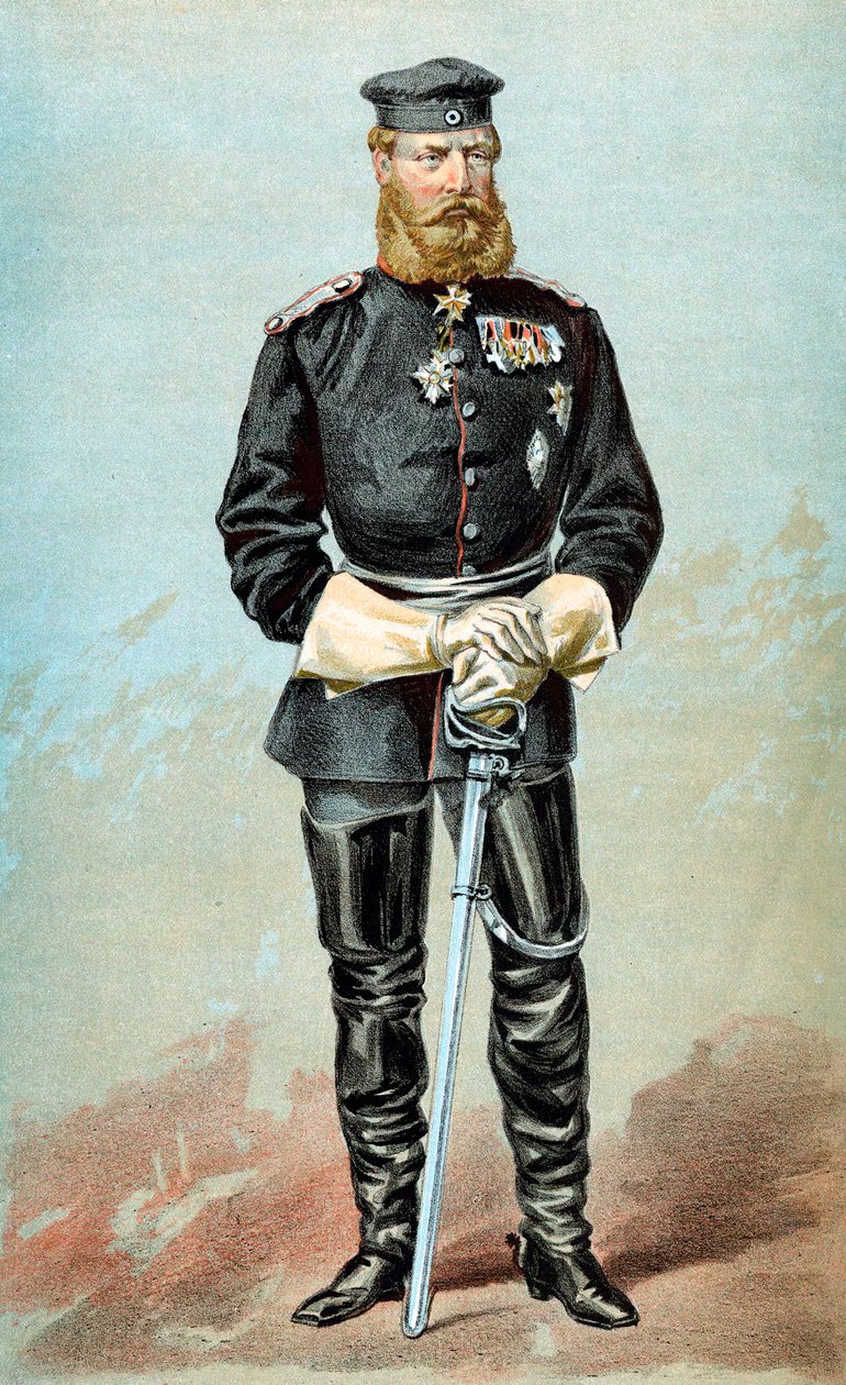 腓特烈三世1831-1888年，德国皇帝，1870年 作者 不明