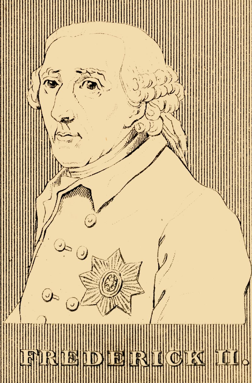 腓特烈二世（Frederick II），1712-1786年，1830年。 作者 不明