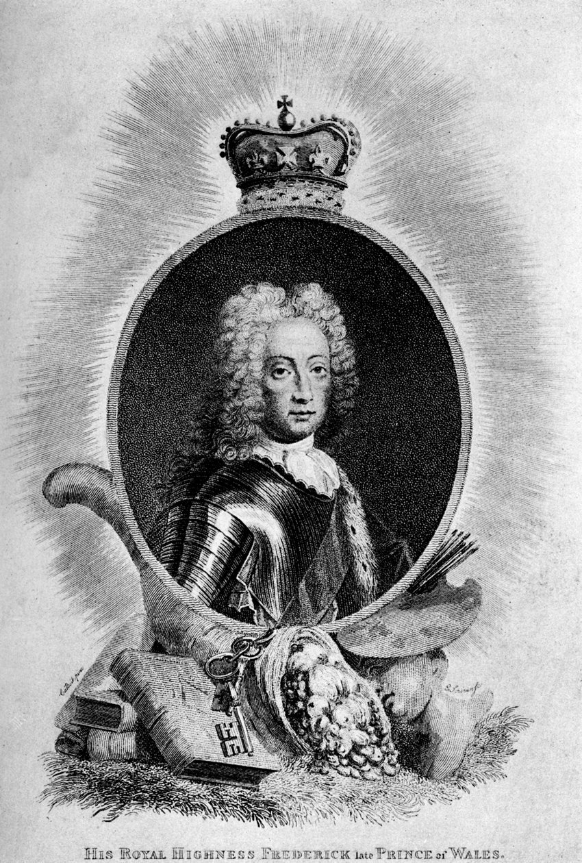 腓特烈·路易（Frederick Louis）1707-1751年，威尔士亲王，1912年18世纪 作者 不明