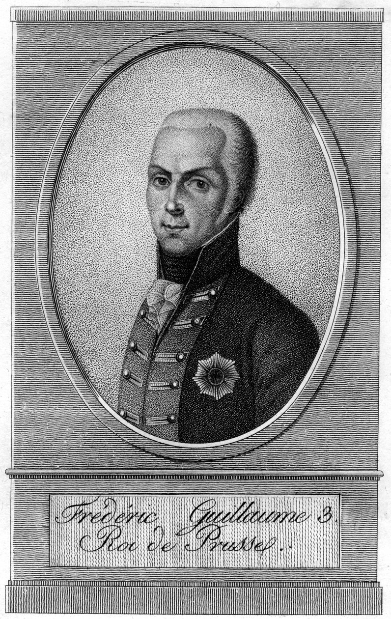 腓特烈·威廉三世（Frederick William III），普鲁士国王，十九世纪 作者 不明