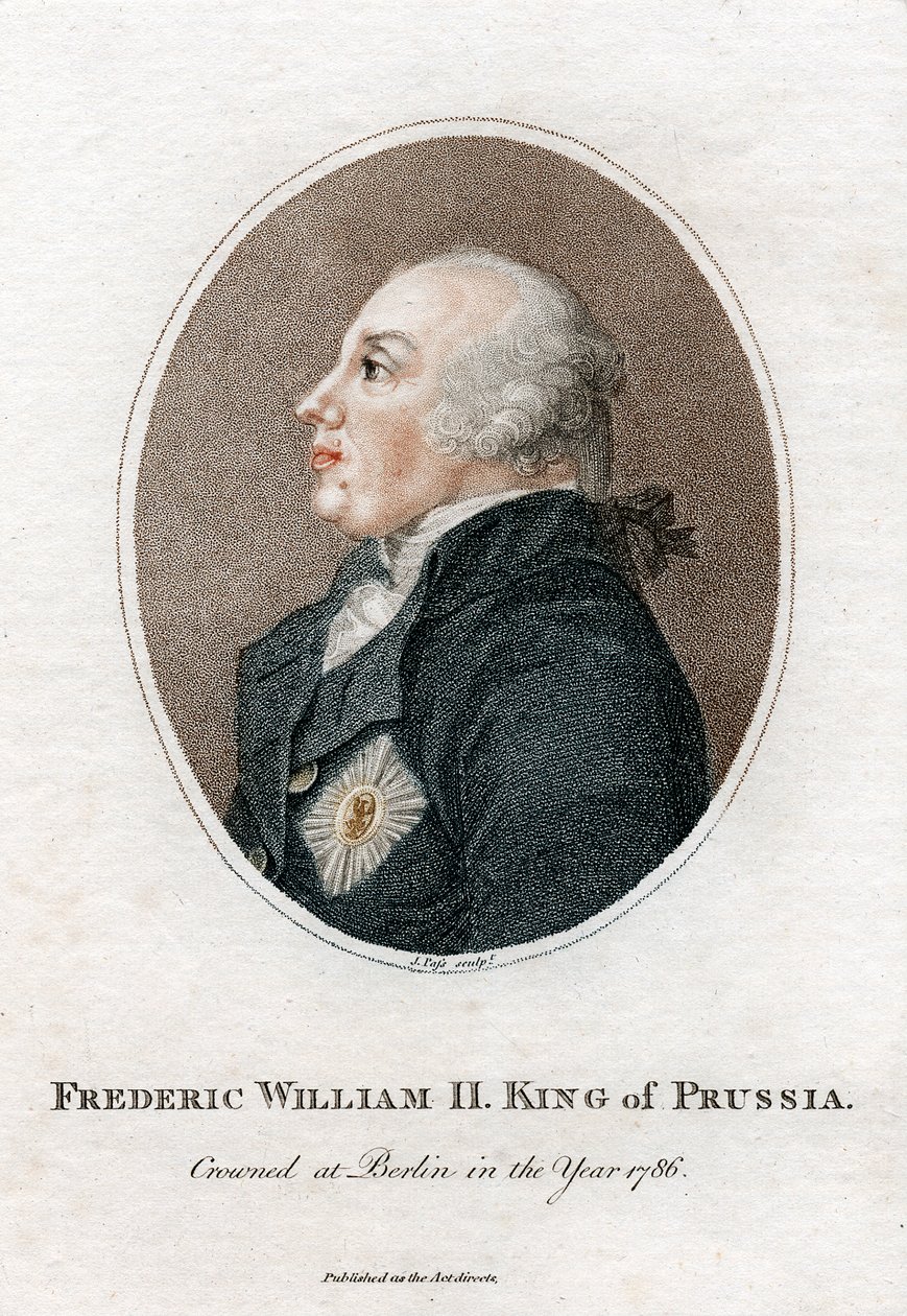 普鲁士国王腓特烈·威廉二世（Frederick William II），1786-1797 c1810 作者 不明