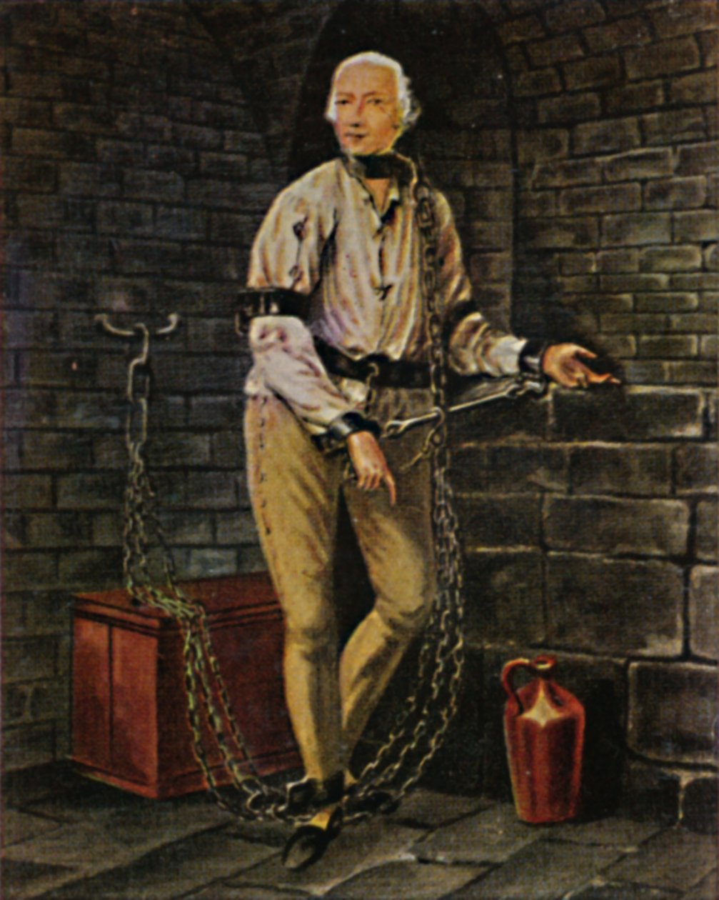 冯·德·特伦克男爵（1726-1794）。 -曼斯菲尔德（Mansfeld）雕刻，1934年。 作者 不明