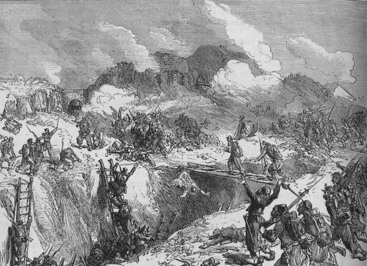 法国对马拉科夫的进攻，c1880 作者 不明