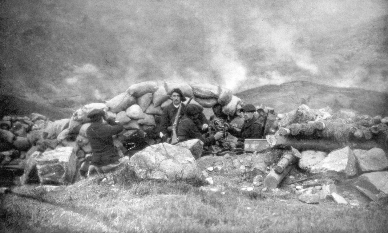 法国高山猎人，于1915年6月在阿尔萨斯战斗，1926年6月 作者 不明