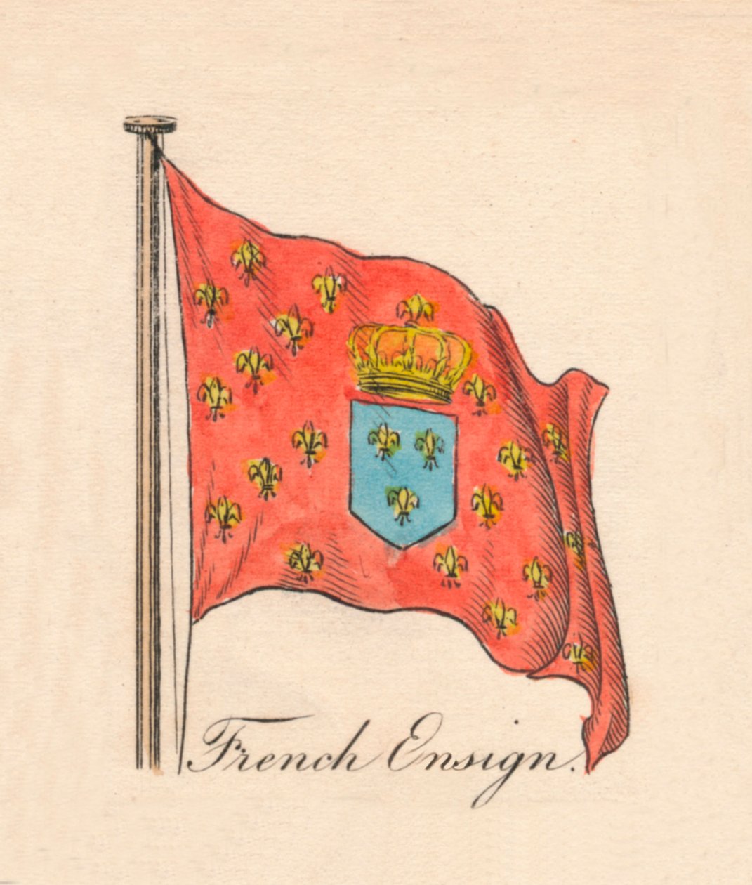 法国少尉，1838年 作者 不明