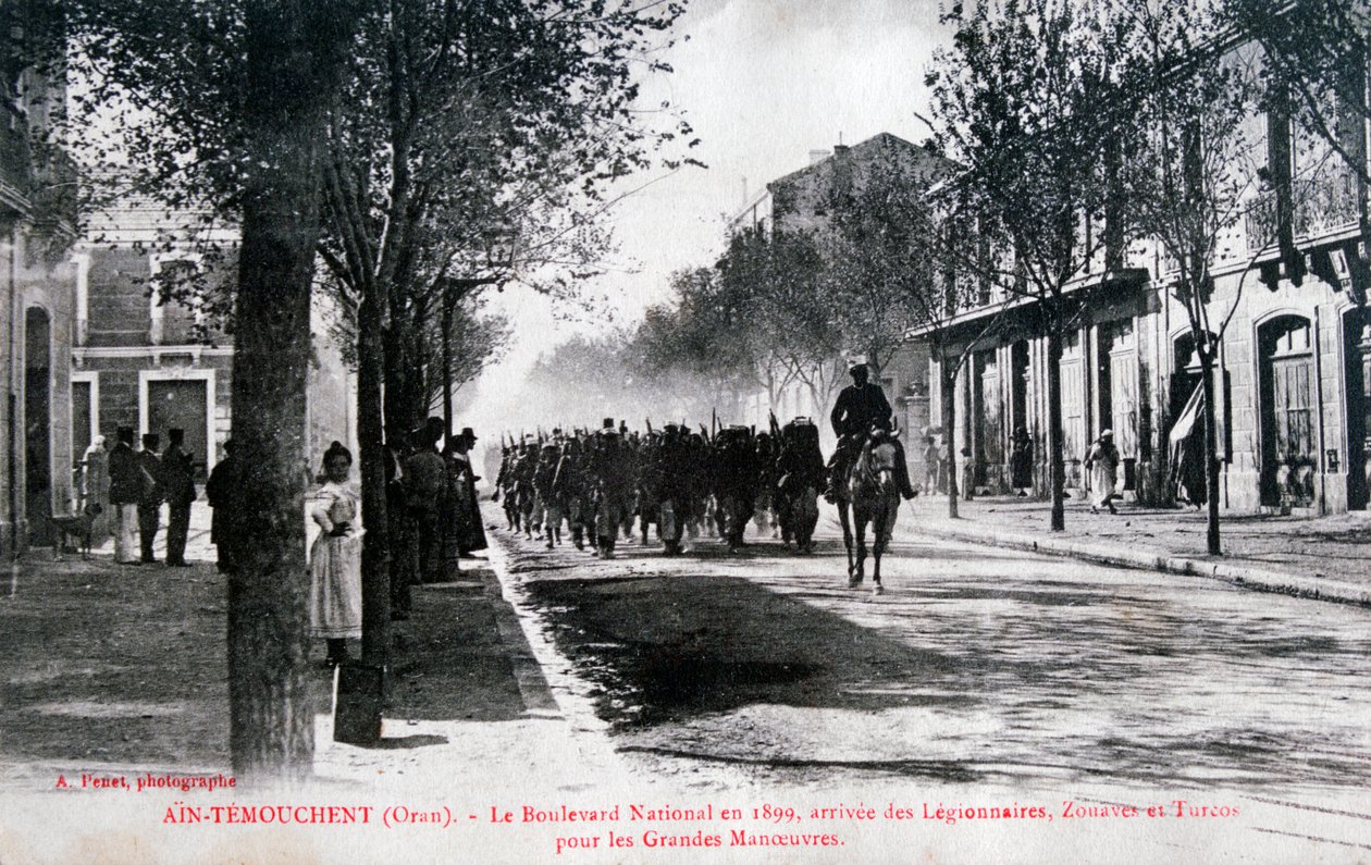 法国外籍兵团，阿尔及利亚艾因特穆什特（Ain Temouchent），1899年 作者 不明