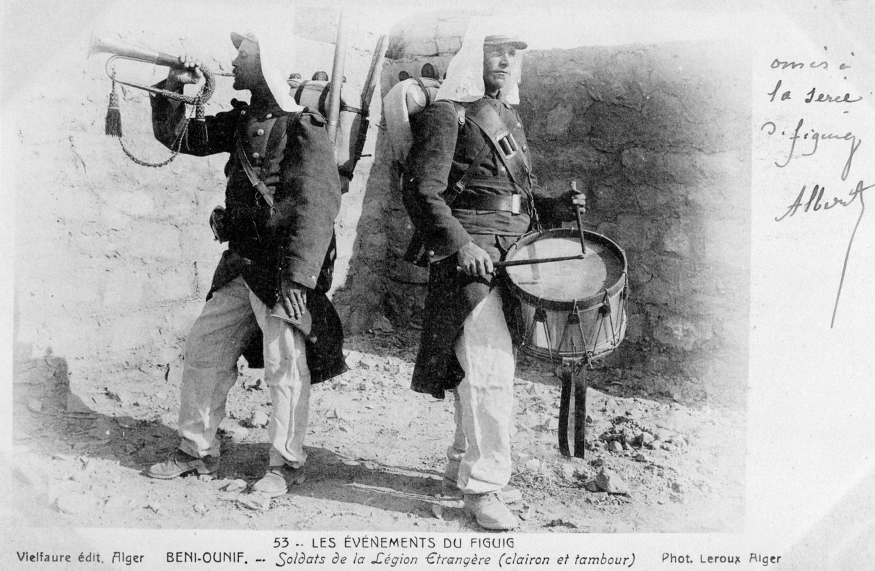 法国外国军团，阿尔及利亚贝尼·乌尼夫，1904年 作者 不明