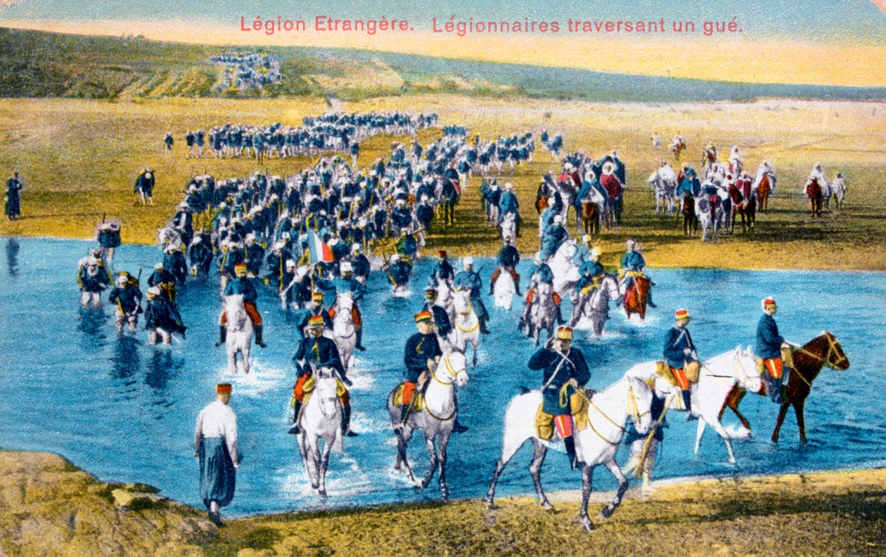 法国外籍军团，摩洛哥，摄于c1900年 作者 不明