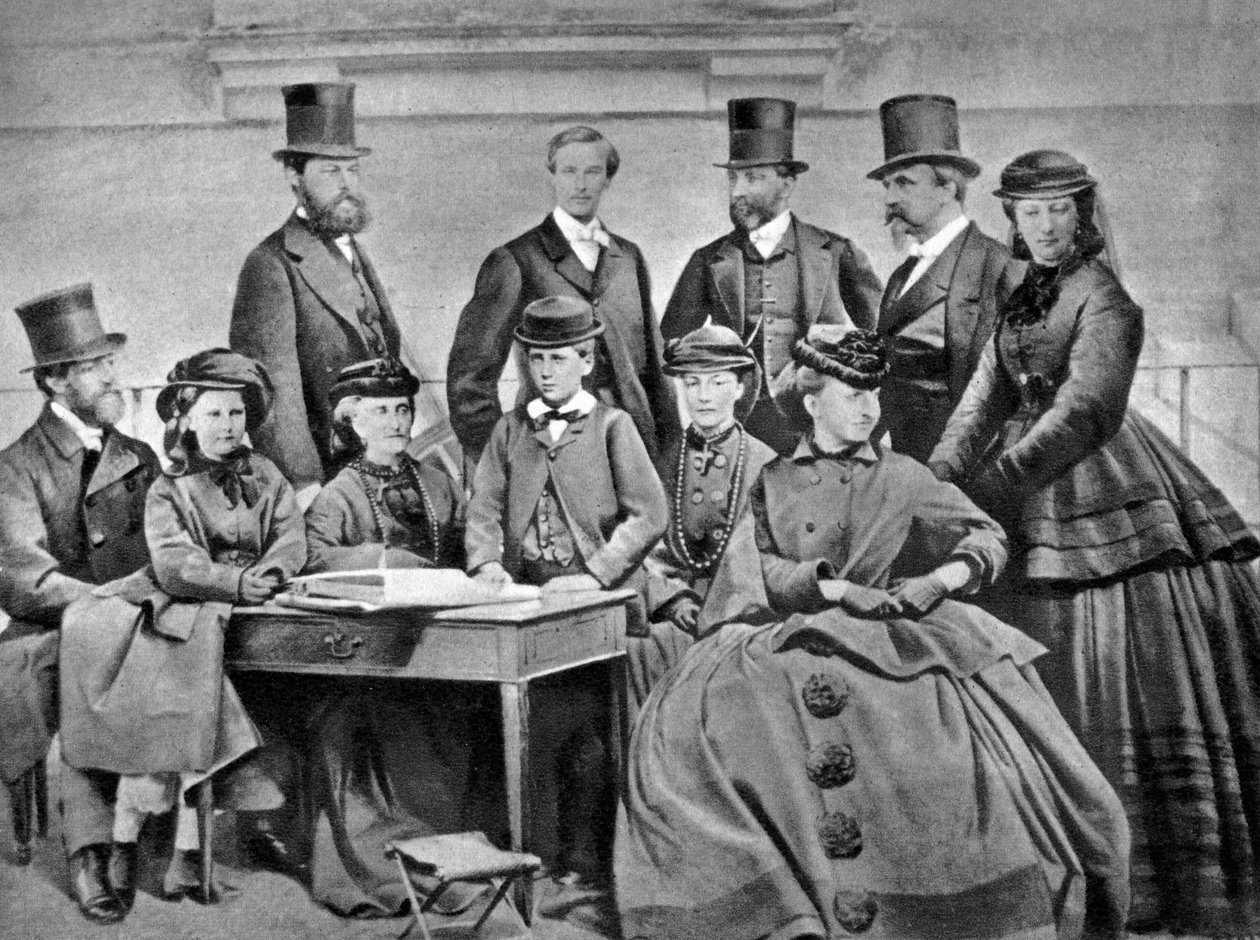 法国皇室，1866年 作者 不明