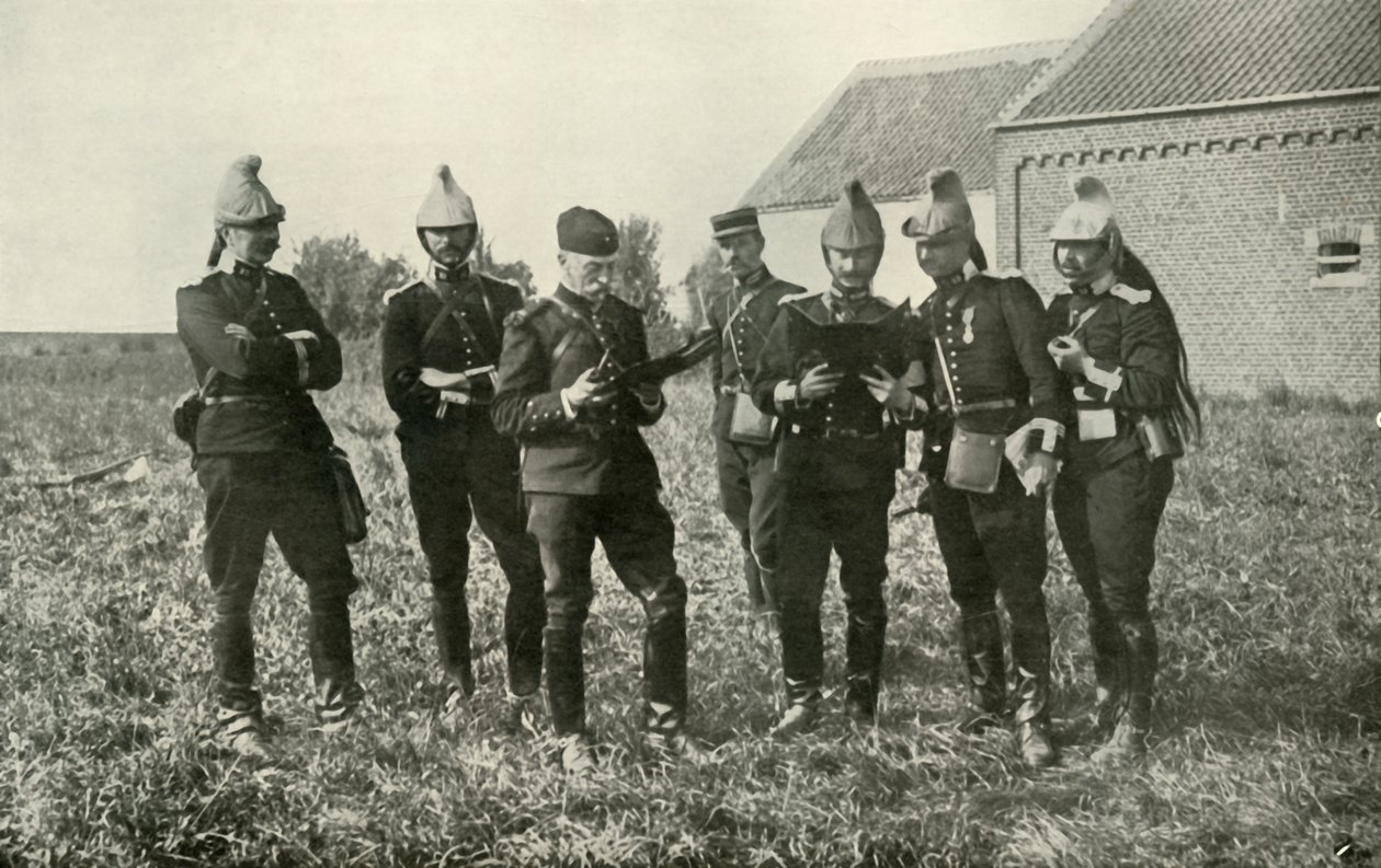 1914年，法国参谋协商会，1919年。 作者 不明