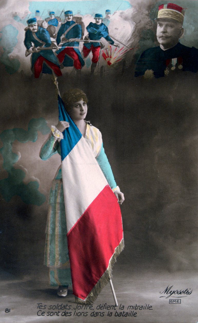 法国第一次世界大战明信片，1914-1918年 作者 不明