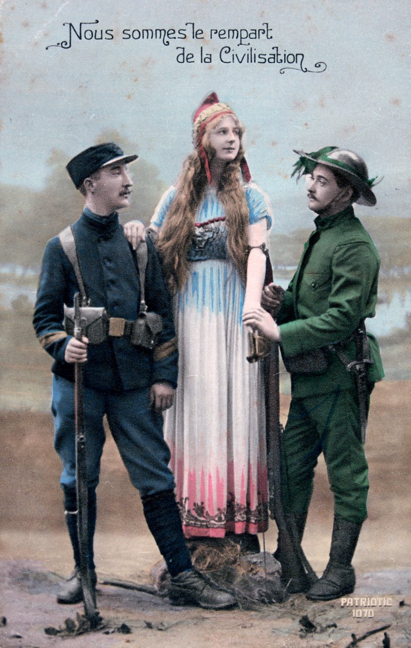 法国第一次世界大战明信片，1914-1918年 作者 不明