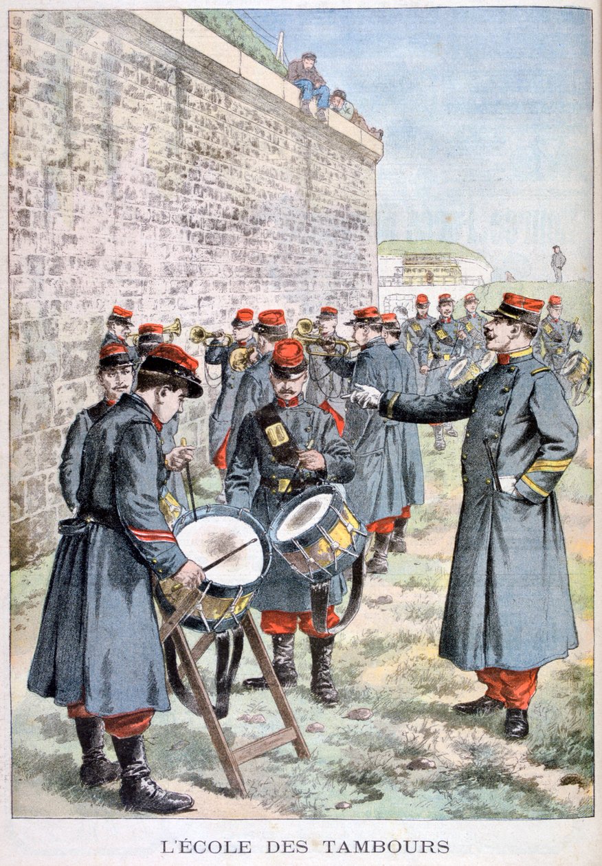 法国陆军鼓学校，1903年 作者 不明