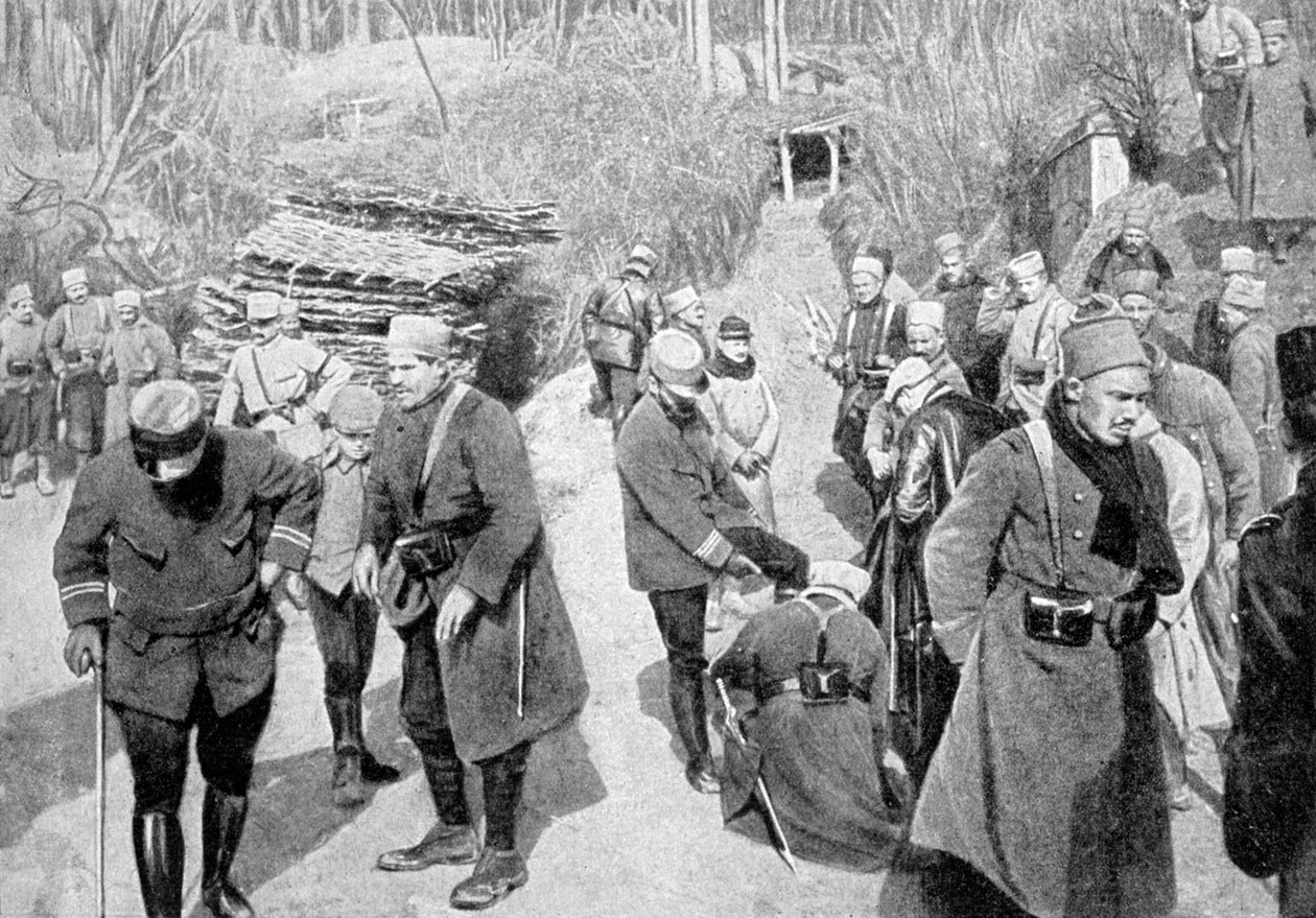第一次世界大战，法国皮卡第，法国殖民士兵，1915年 作者 不明