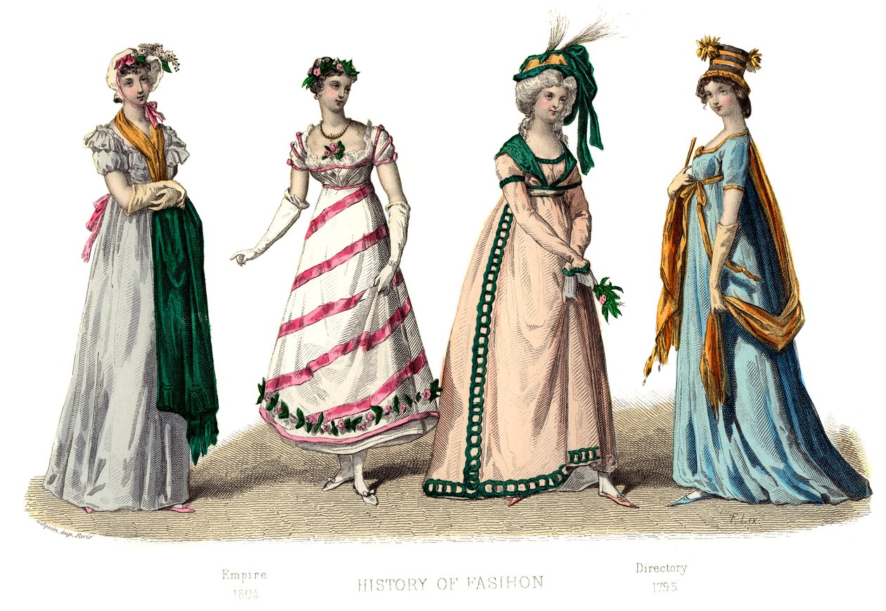 法国服装：帝国，1882年 作者 不明