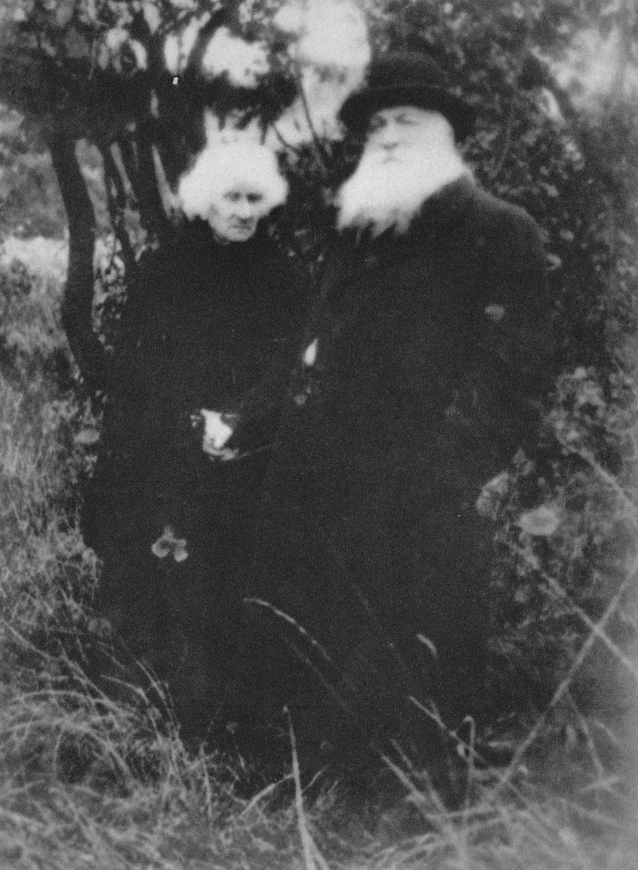 法国雕塑家奥古斯特·罗丹（Auguste Rodin）于1916年在其默登（Meudon）的别墅公园里拍照，1939年 作者 不明