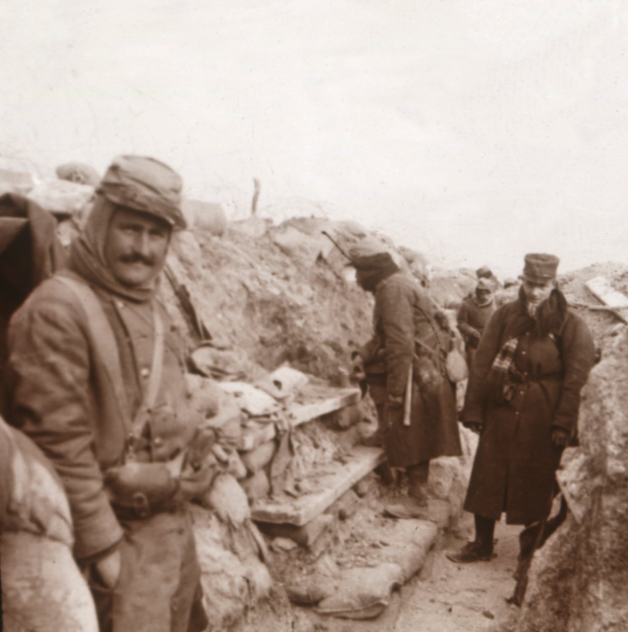 法国士兵在战northern中，法国北部珀斯，c1914-c1918 作者 不明