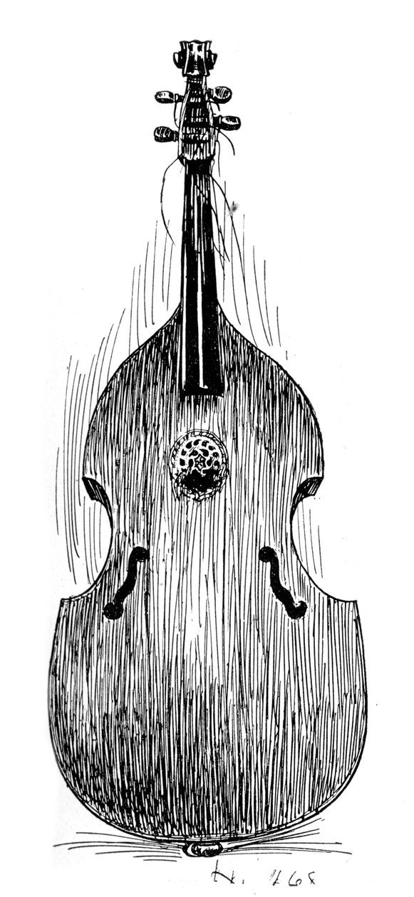 法国中提琴大甘巴（C1600），1901年 作者 不明