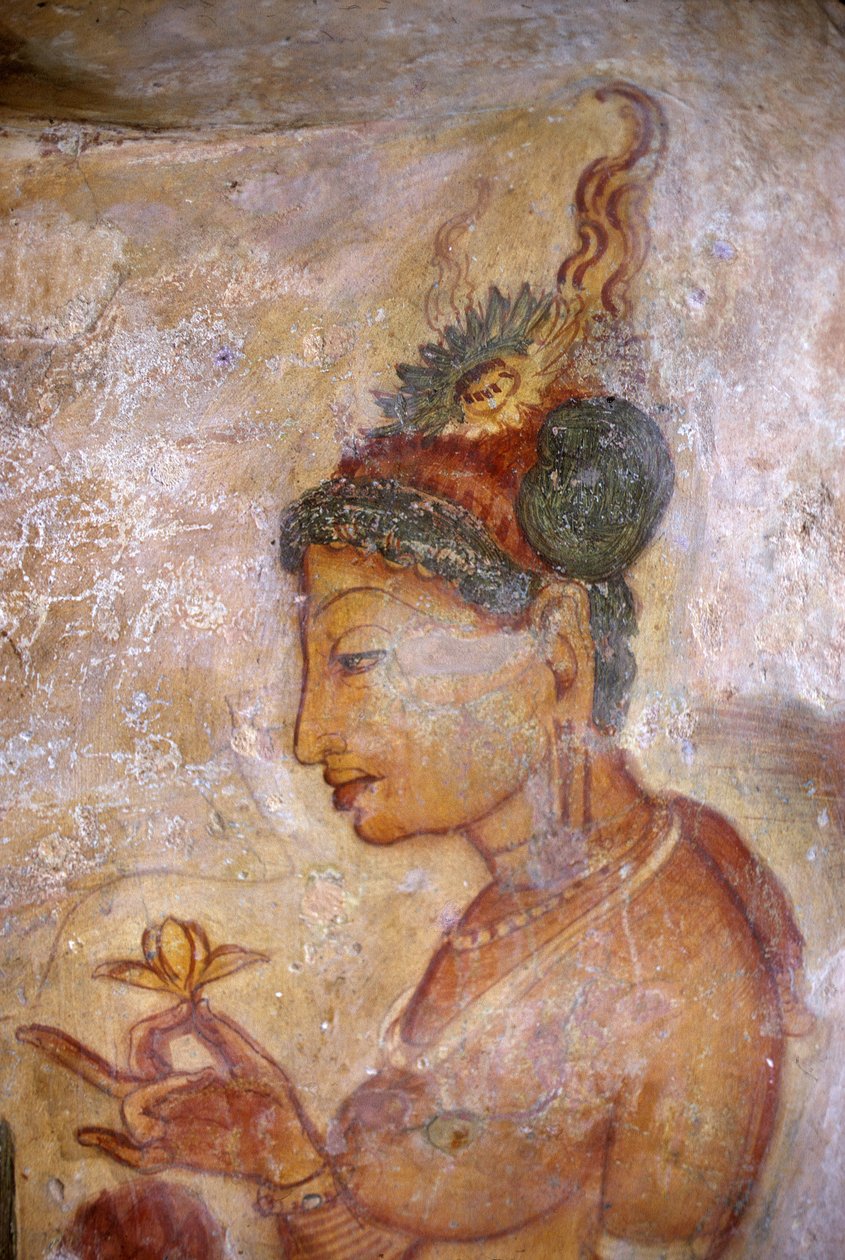 壁画/锡吉里亚夫人/斯里兰卡 作者 不明