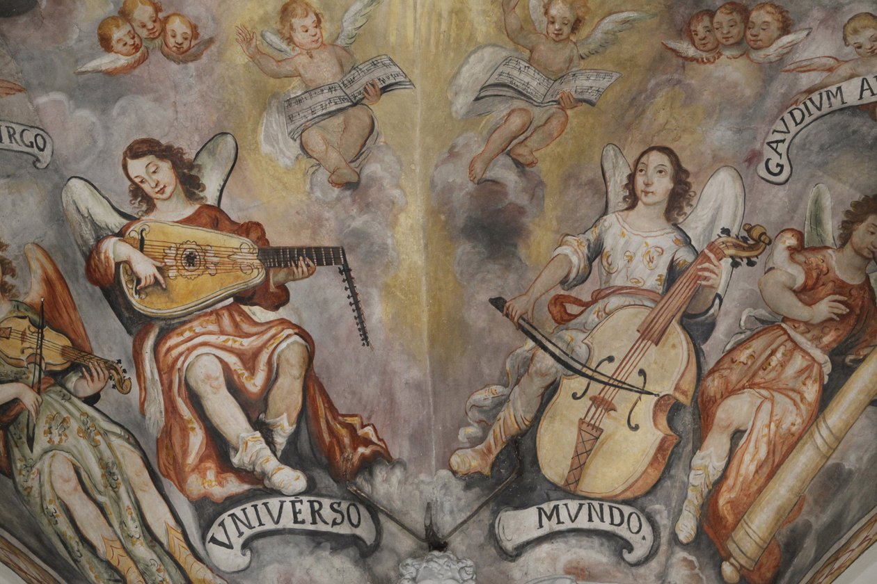 Fresco in Maglie church, Apulia, Maglie, Italie 作者 不明