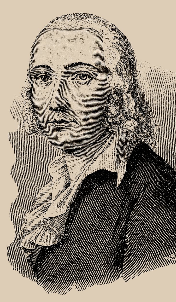 弗里德里希·霍尔德林（FriedrichHölderlin）1770-1843年。 作者 不明