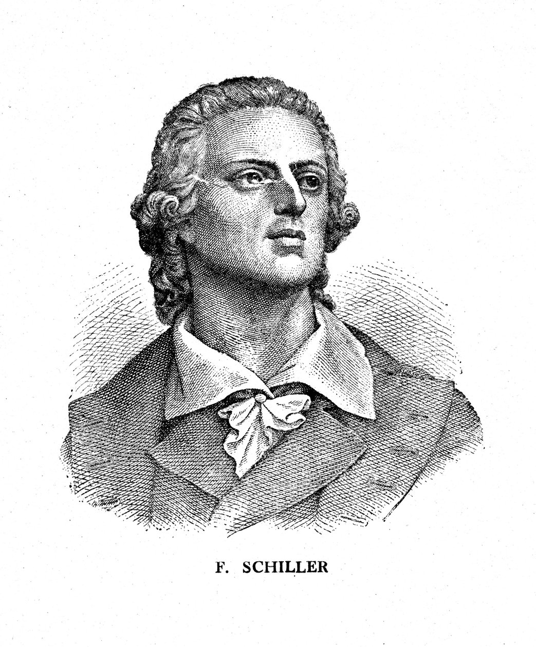 弗里德里希·席勒（Friedrich Schiller），德国诗人，哲学家，历史学家和戏剧家，十九世纪 作者 不明