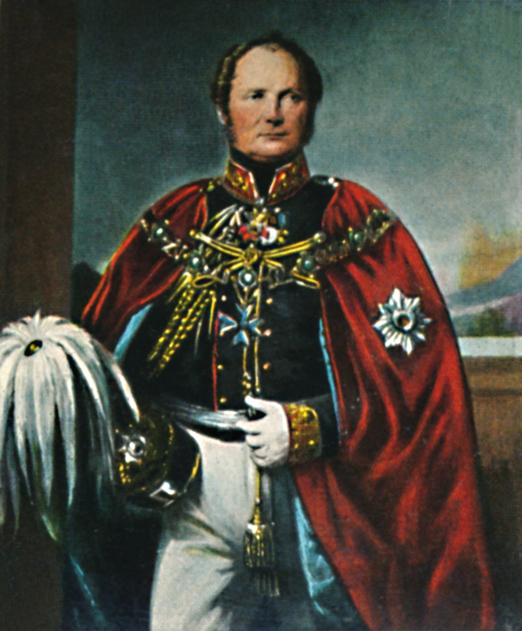 腓特烈·威廉四世（Friedrich Wilhelm IV。）1795-1861。 -克鲁格（Br。Krüger）的绘画，1934年。 作者 不明
