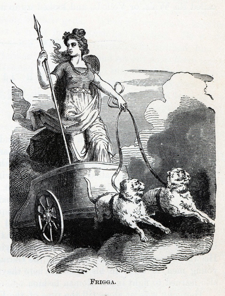 弗里加（Frigga），1882年 作者 不明