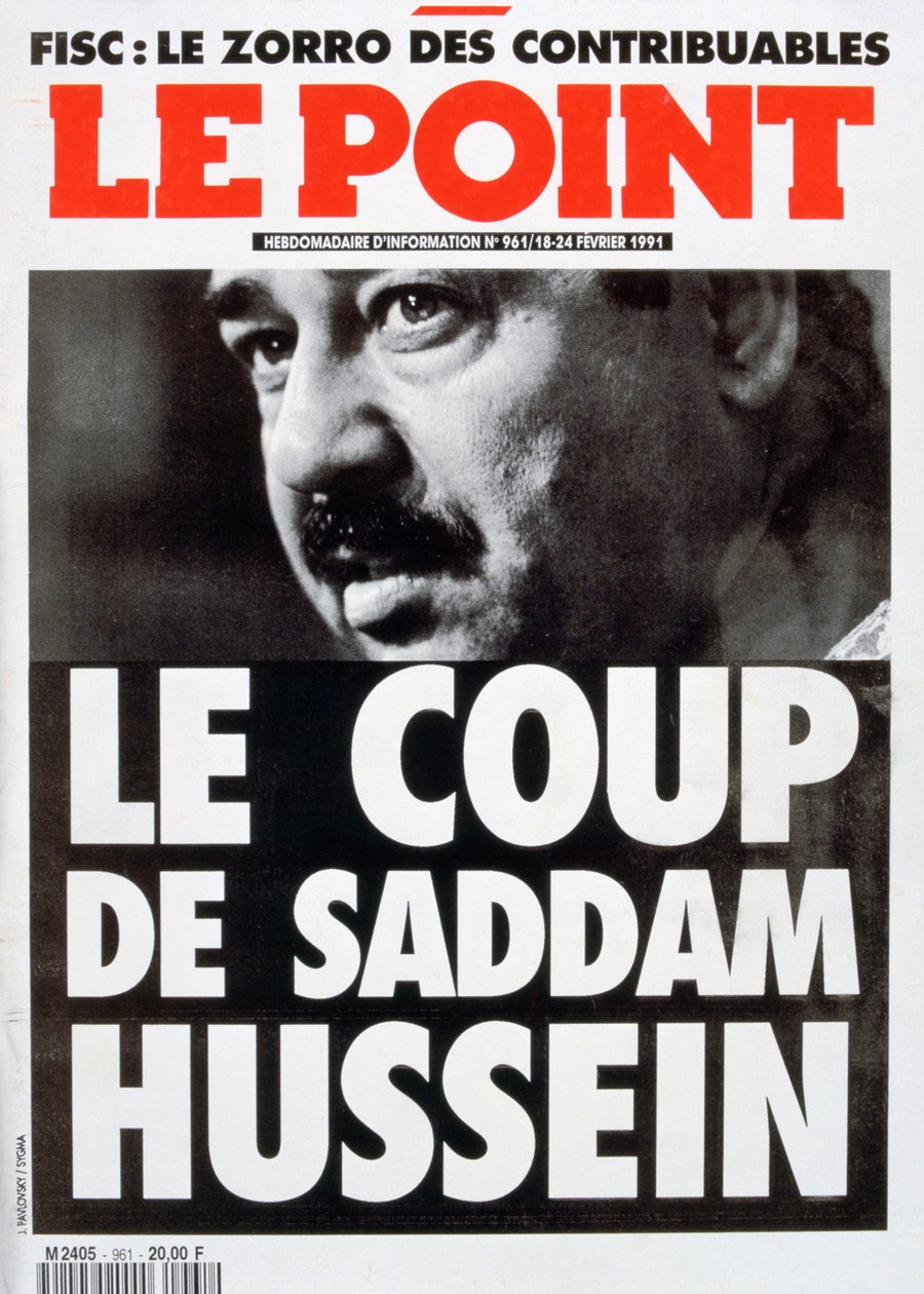 勒波因特（Le Point）的封面，1991年2月 作者 不明