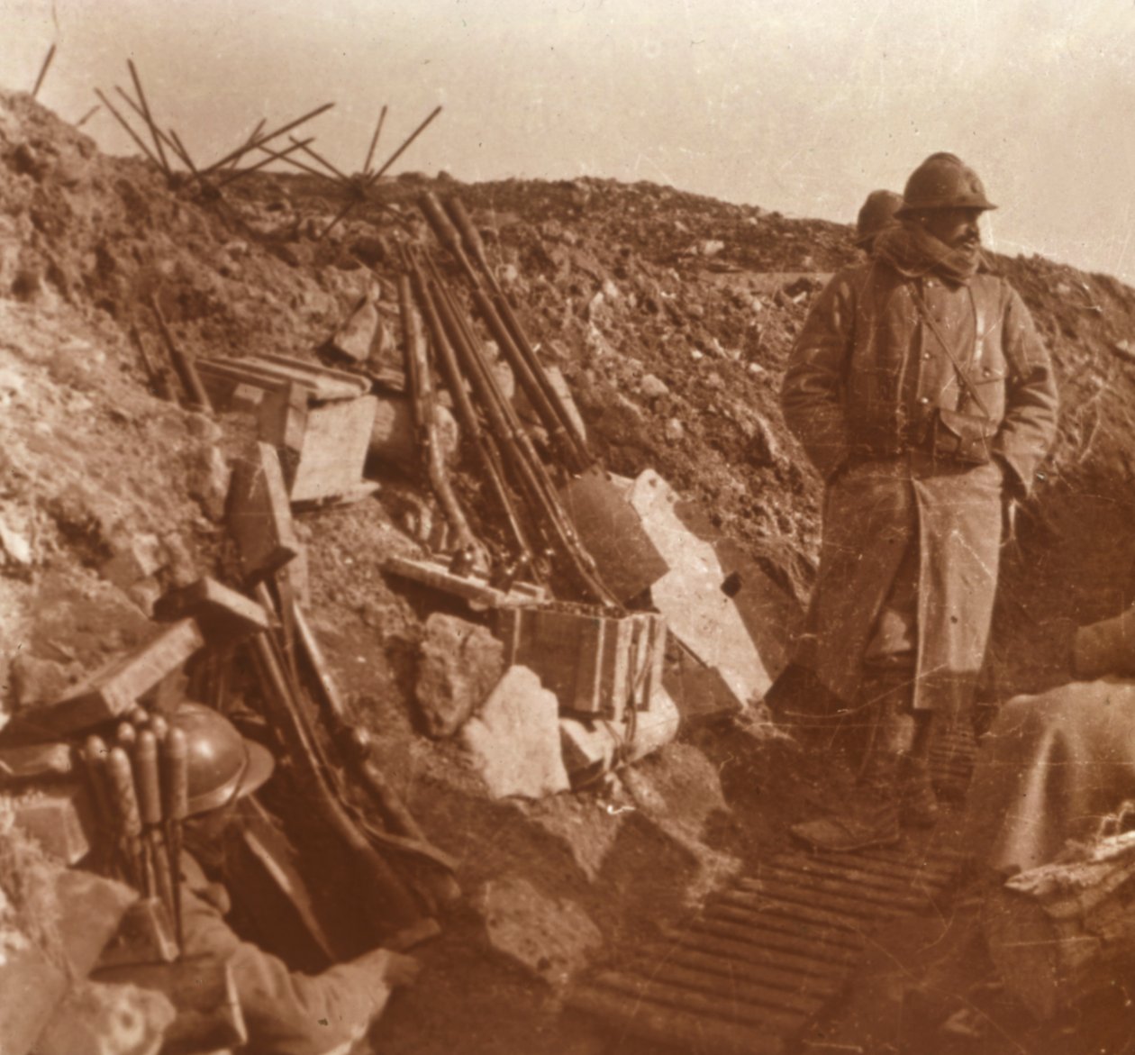 前线，法国北部沃奎斯，c1914-c1918 作者 不明