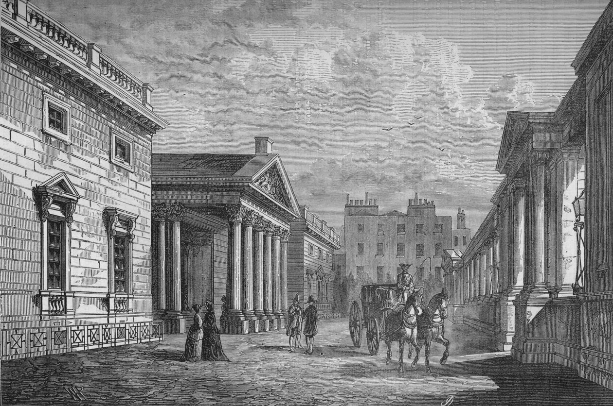 卡尔顿楼（Carlton House）正面，威斯敏斯特，伦敦，c1820 1878年 作者 不明