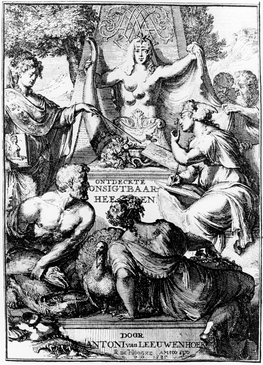 放空和发现的前作...安东·范·列文虎克（Anton van Leeuwenhoek）的来信，1686年 作者 不明