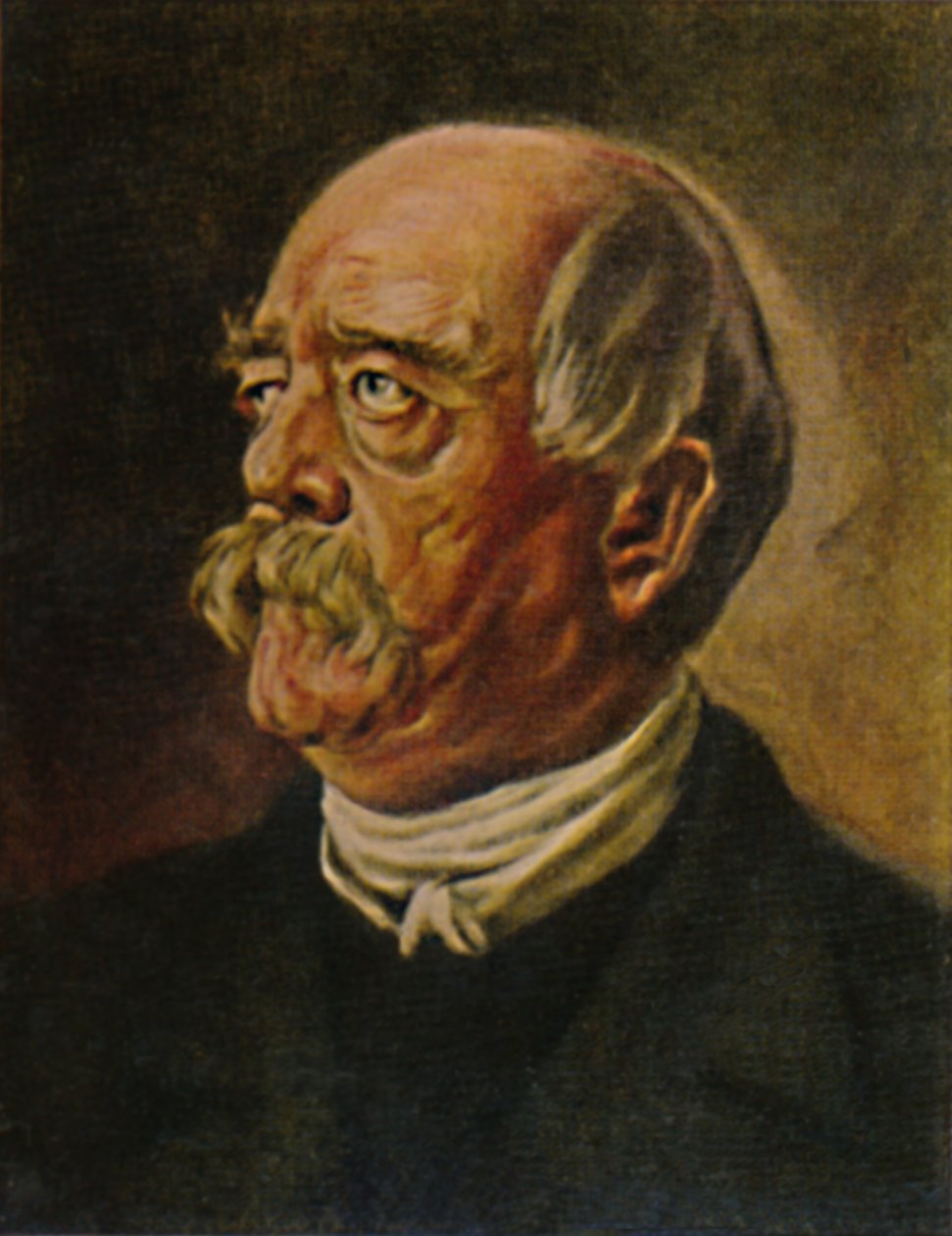 Bi斯麦王子1815-1898年。铁总理的画，P。Krom，1934年。 作者 不明