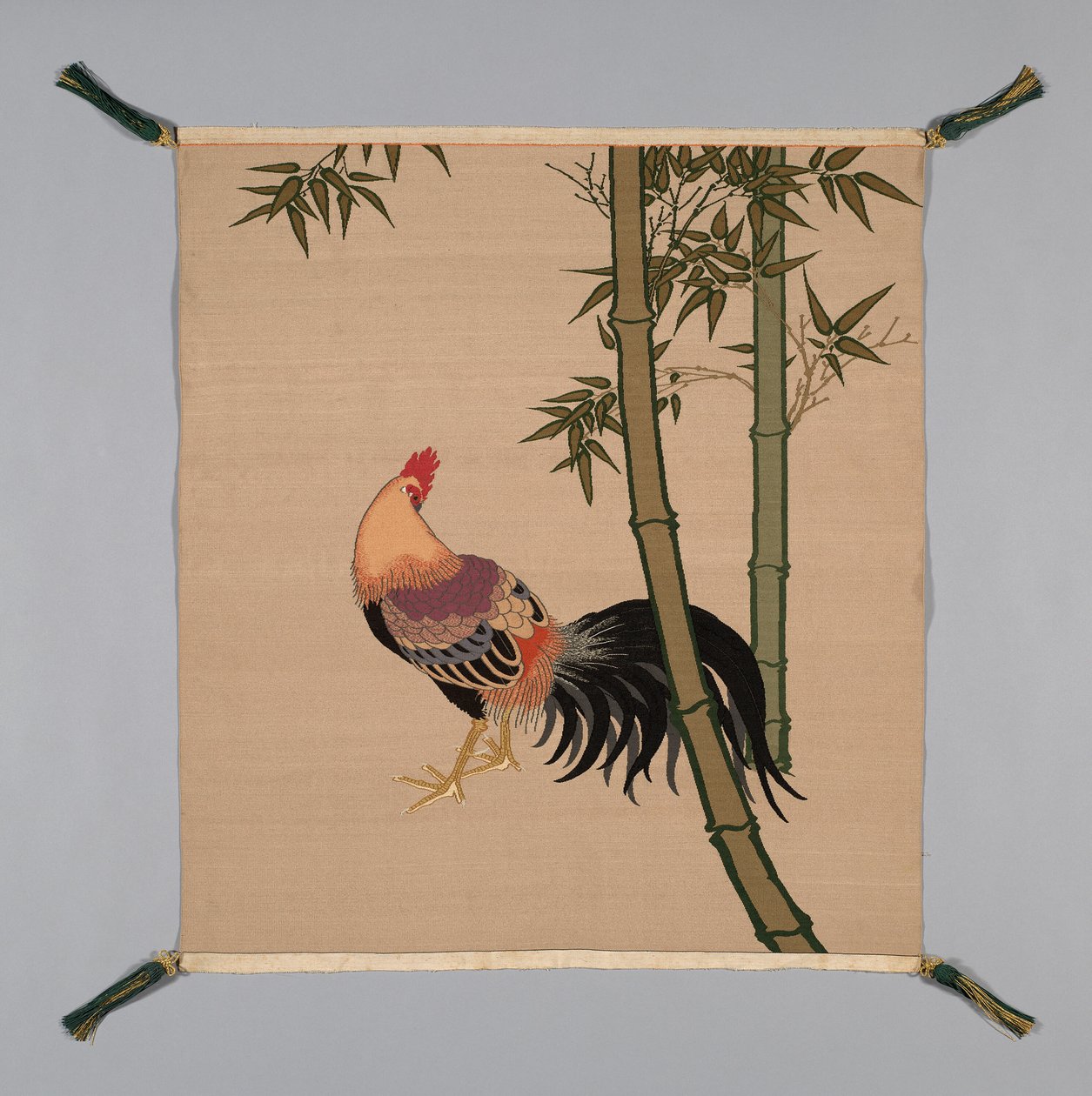 Fukusa礼品封面，日本，江户时代后期1789-1868年明治时代1868-1912年，19世纪。 作者 不明
