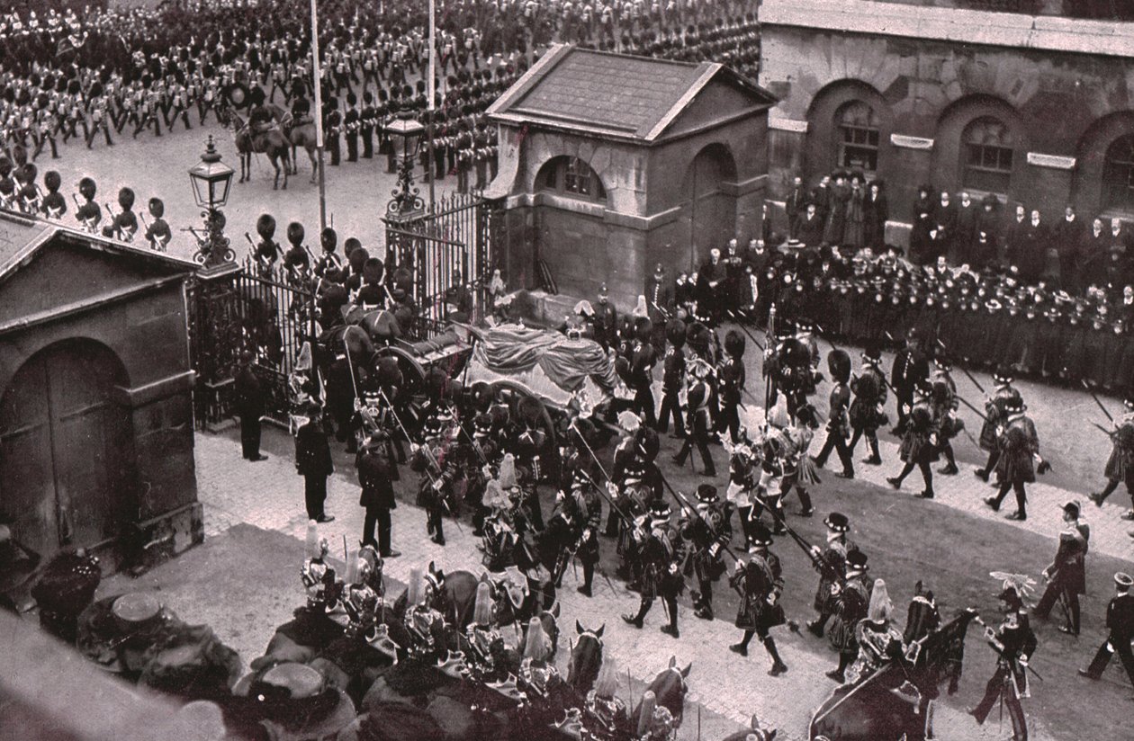 爱德华七世国王的葬礼，1910年，伦敦，白厅。 作者 不明