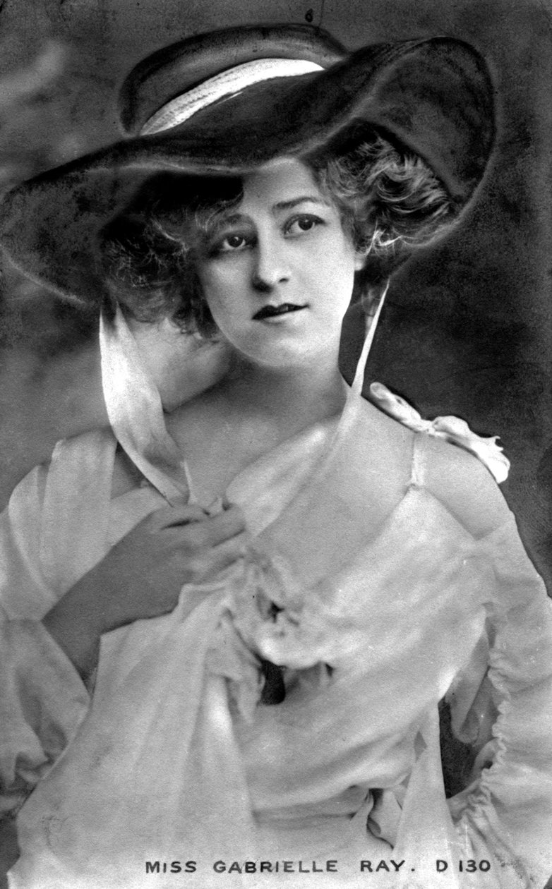加布里埃尔·雷（Gabrielle Ray）1883-1973年，英国女演员，二十世纪初 作者 不明