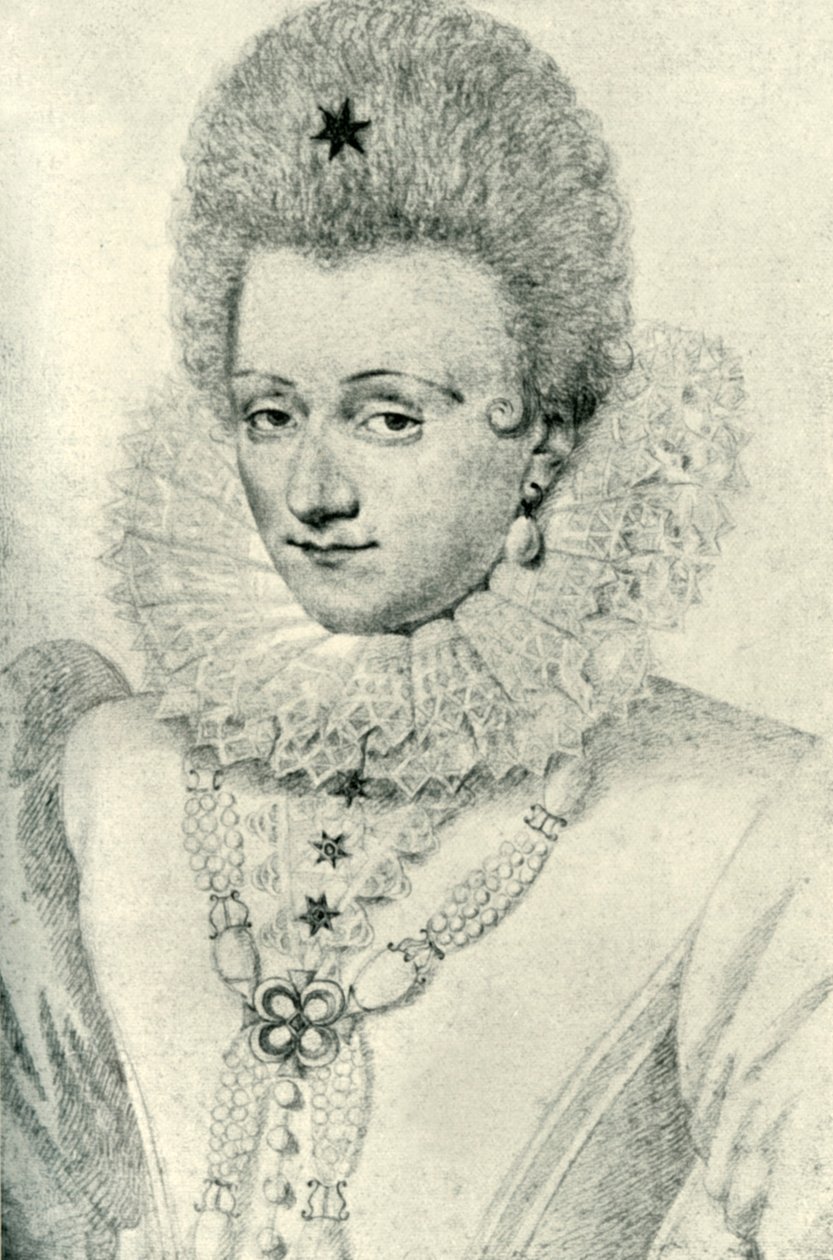 加布里埃尔·埃斯特雷（GabrielledEstrées），1599年，1907年。 作者 不明