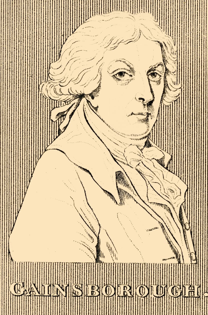 盖恩斯伯勒（Gainsborough），1727-1788年，1830年。 作者 不明