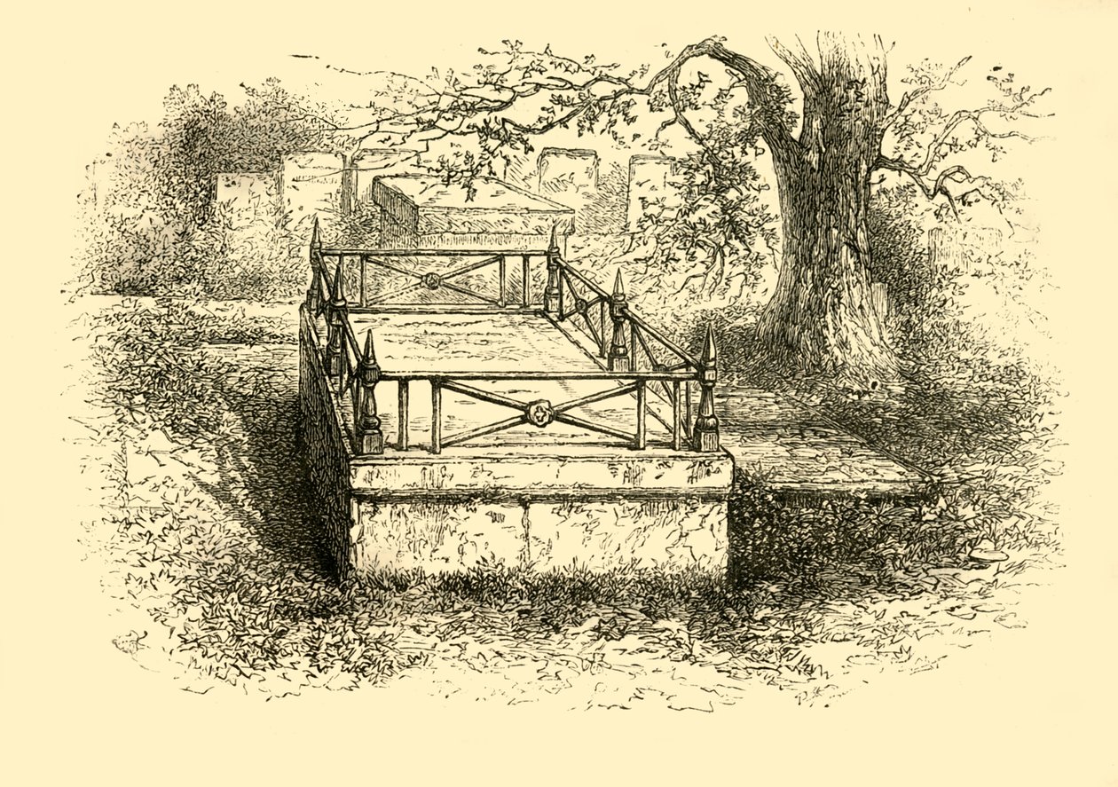 盖恩斯伯勒斯坟墓，1881年。 作者 不明