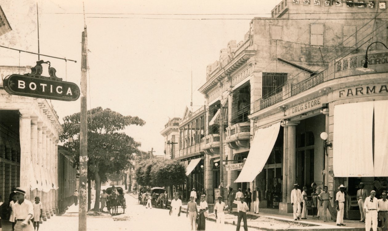 古巴关塔那摩加西亚街，c1900 作者 不明