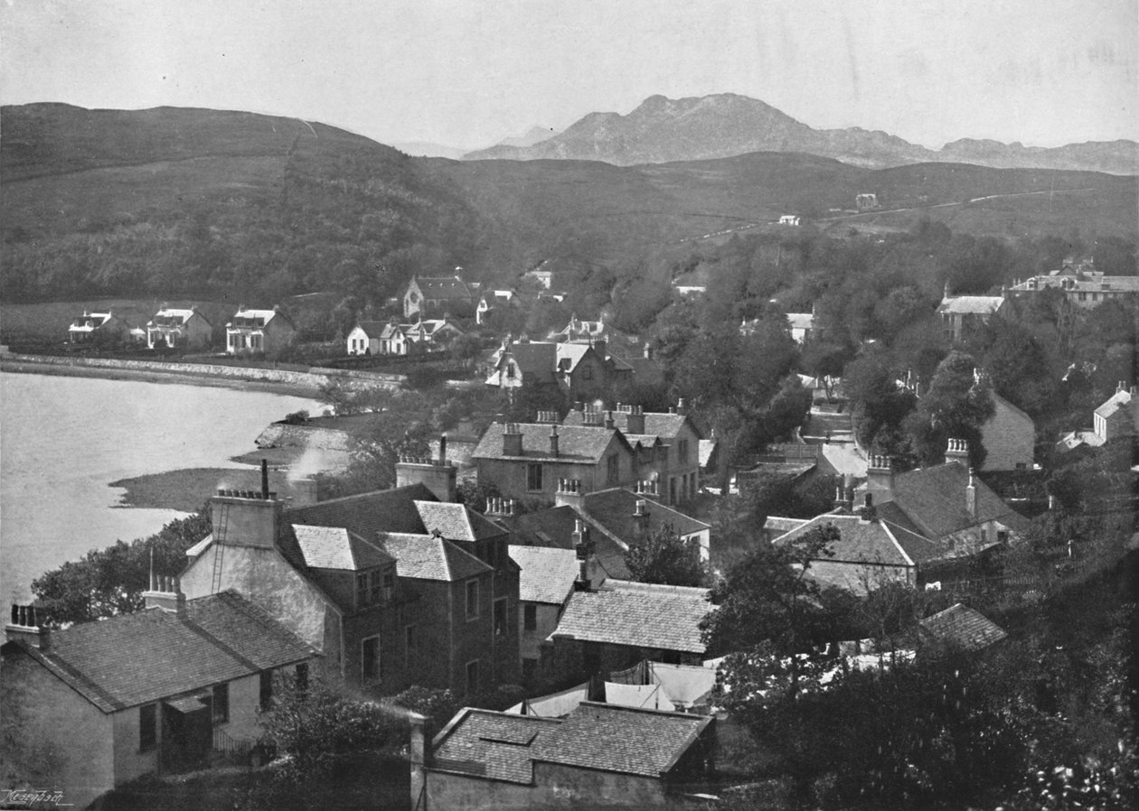 Gareloch-Head-从山上来，1895年 作者 不明