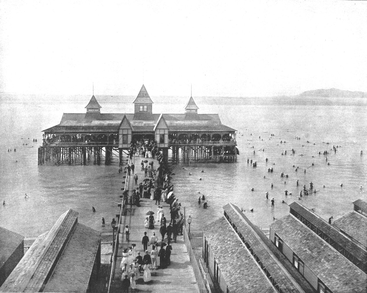 加菲尔德海滩，大盐湖，犹他州，美国，c1900。 作者 不明