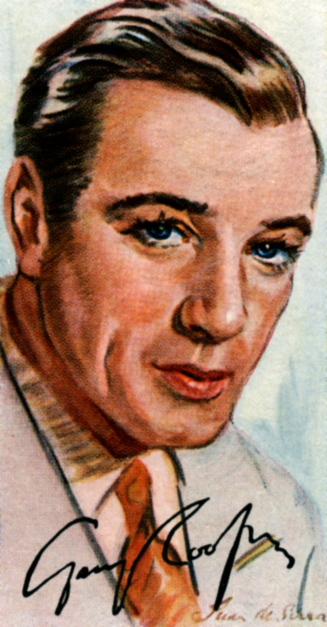 加里·库珀（Gary Cooper），1901-1961年，美国电影界英国遗产，二十世纪 作者 不明